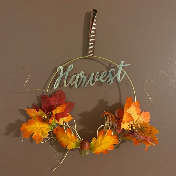 Harvest hoop wreath - Picture 1 of 1